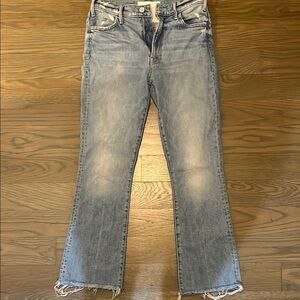 Mother Women's Jeans hustler ankle gray